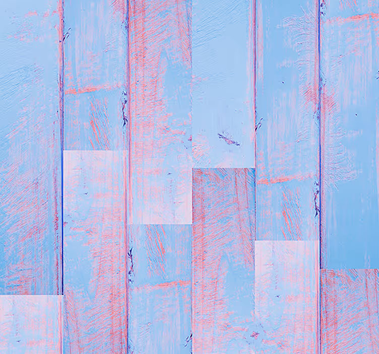 Papier peint bois deco vieux plancher - TenStickers