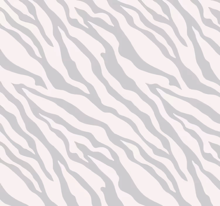 Papier peint salon zèbre gris clair - TenStickers