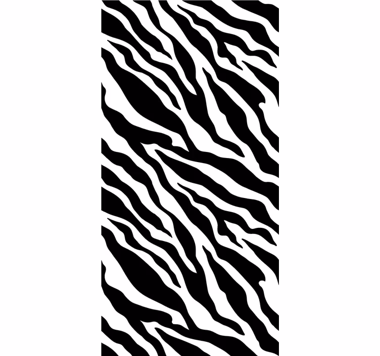 Papier peint zèbre rayures zébrées - TenStickers