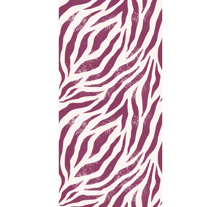 Papier peint salon  zébré violet et blanc - TenStickers