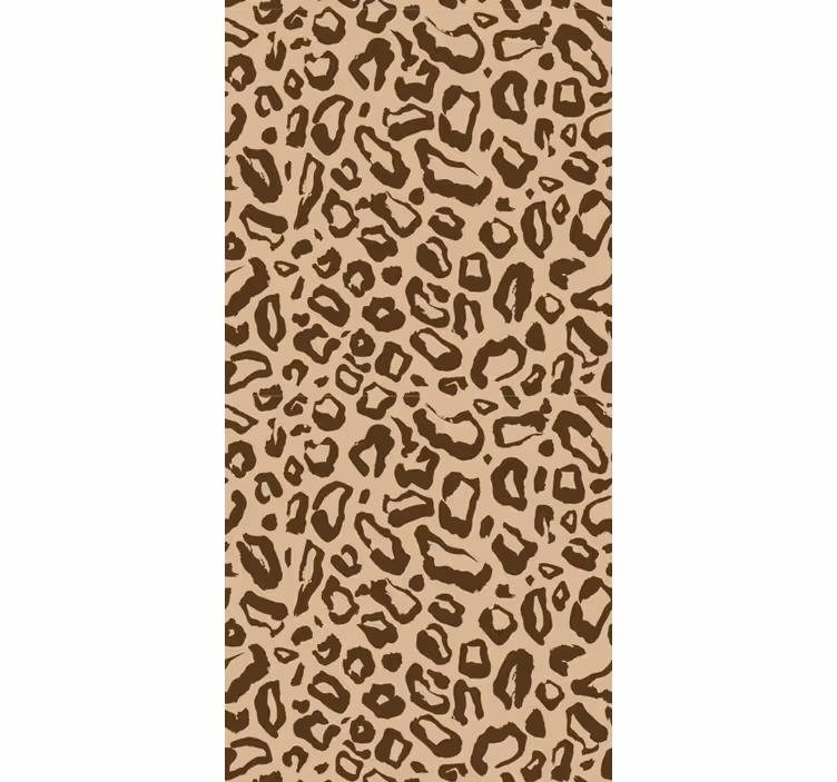 Papier peint salon Grandes et petites taches de léopard - TenStickers