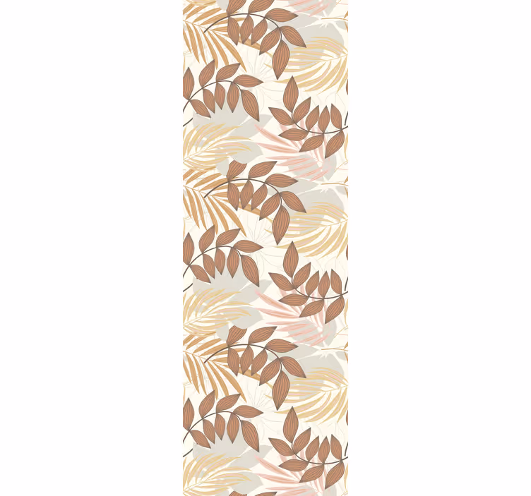 Papier peint feuilles conception de motifs de feuillage - TenStickers