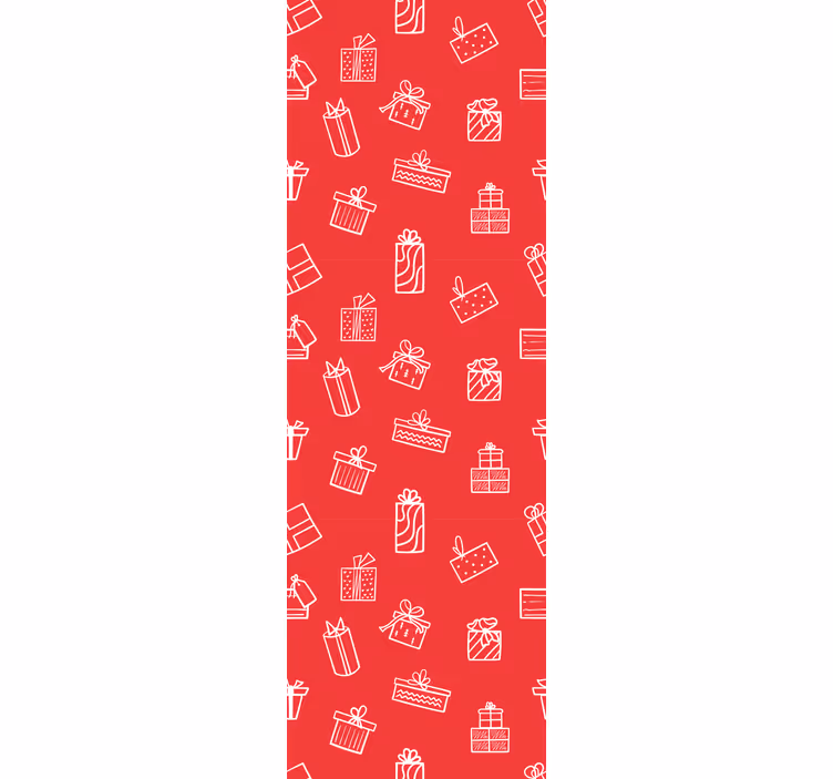 Papier peint noel motif de motif de cadeau - TenStickers