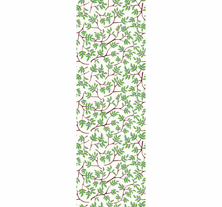 Papier peint feuilles branches botaniques - TenStickers