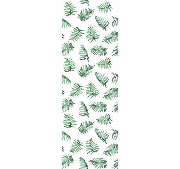 Papier peint nature Feuilles de palmier vertes - TenStickers