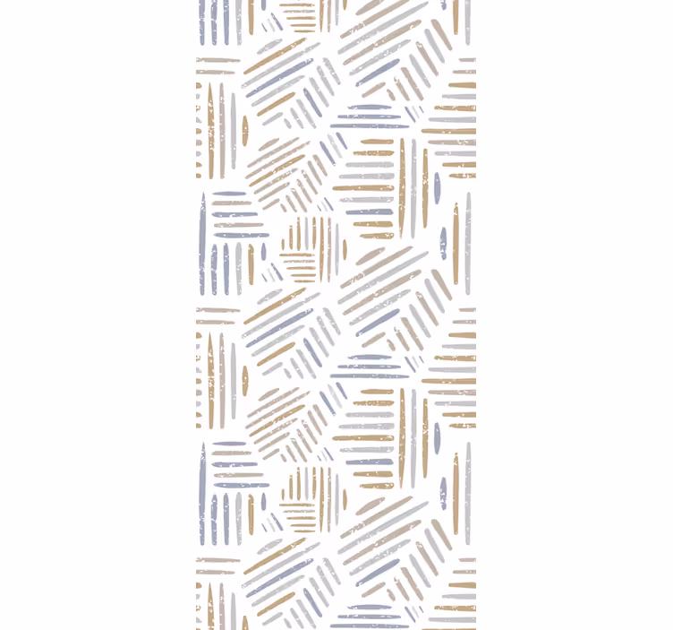 Papier peint géometrique motif linéaire abstrait - TenStickers
