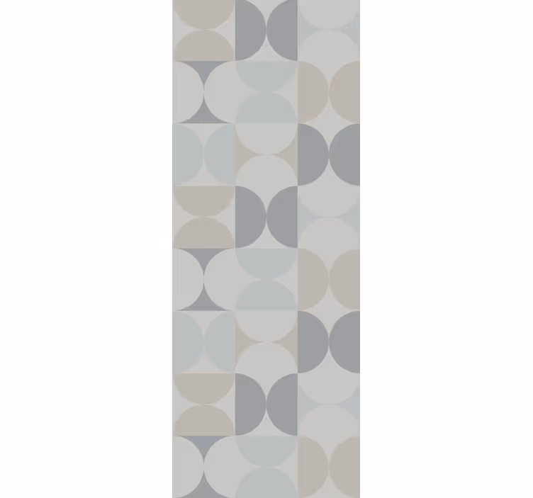 Papier peint géometrique motifs géométriques circulaires - TenStickers