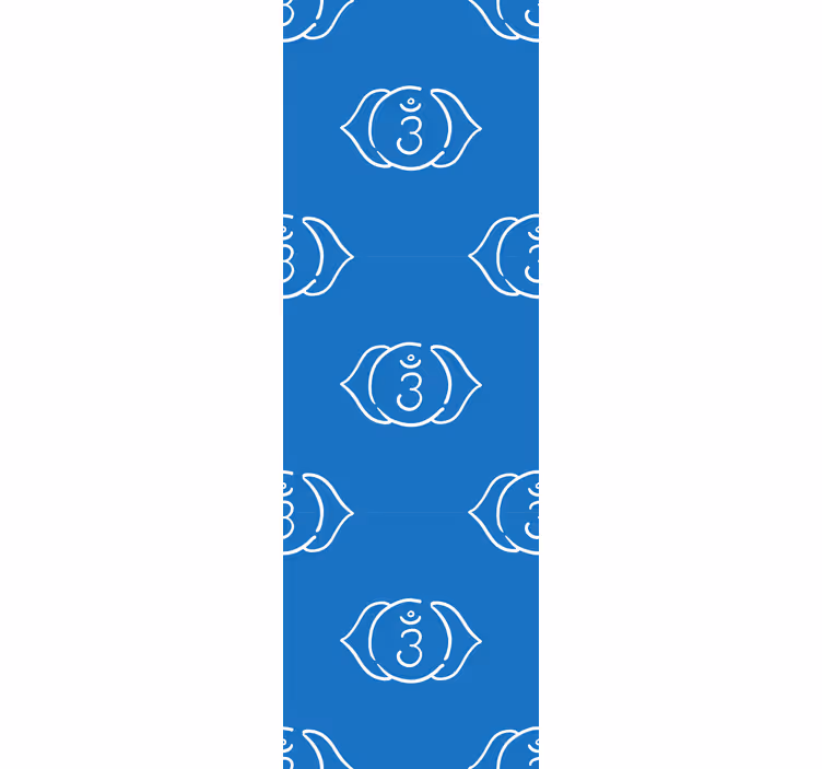 Papier peint design Symbole du chakra du troisième œil - TenStickers