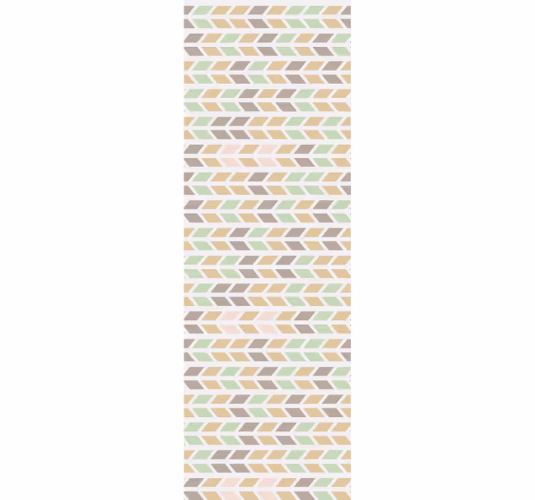 Papier peint ligne horizontale motif de flèche à chevrons - TenStickers