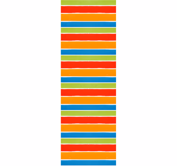Papier peint rayures rayures multicolores - TenStickers