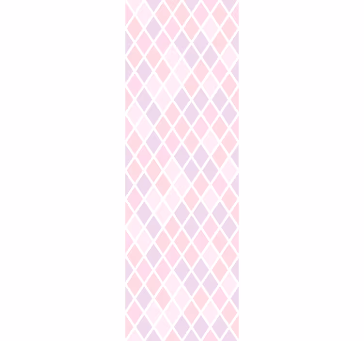 Papier peint carrés grille de diamant souple - TenStickers