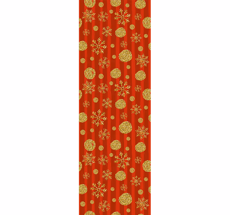Papier peint noel ornements de paillettes festives - TenStickers