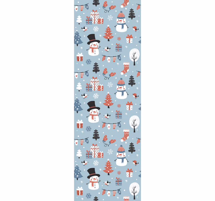 Papier peint noel motif saisonnier festif - TenStickers
