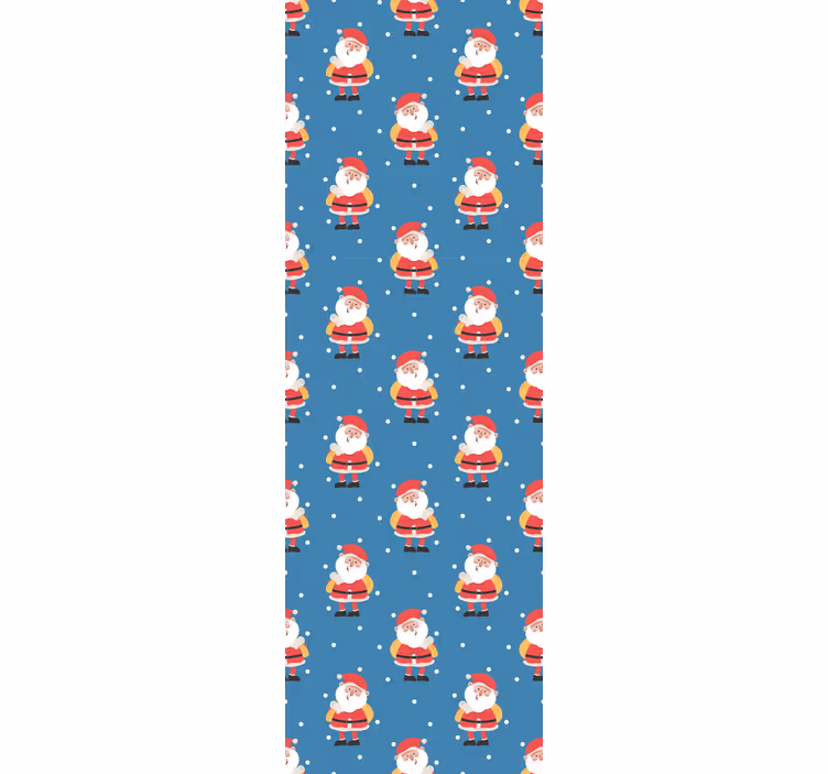 Papier peint noel motifs joyeux de père noël - TenStickers