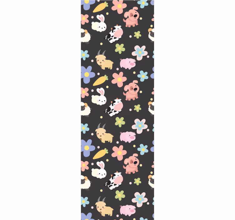 Papier peint animaux motif animal amusant - TenStickers