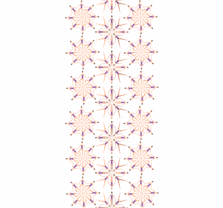 Papier peint géometrique étoile géométrique - TenStickers