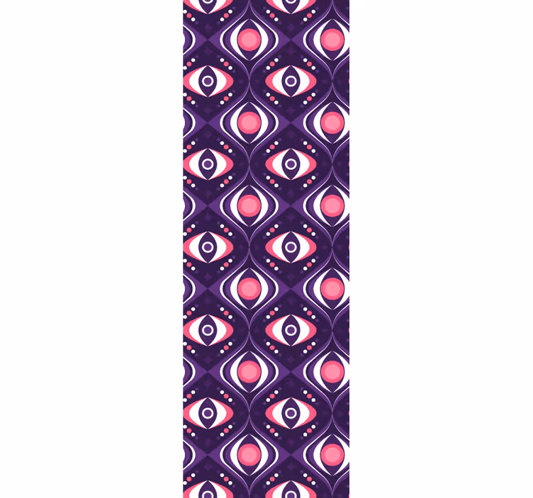 Papier peint abstrait motif œil abstrait - TenStickers