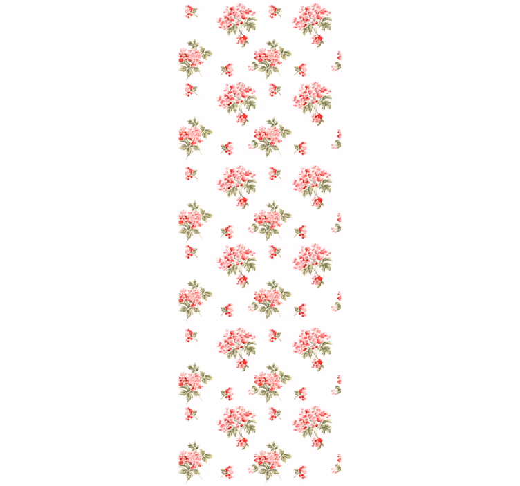 Papier peint floral motifs vintage arrangés - TenStickers