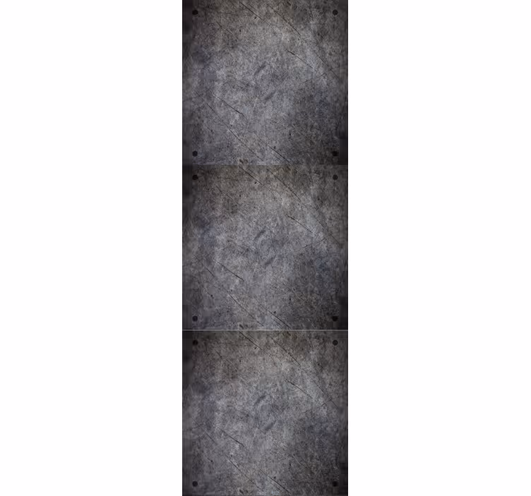 Tapisserie gris métallisé Décor industriel effet métal - TenStickers