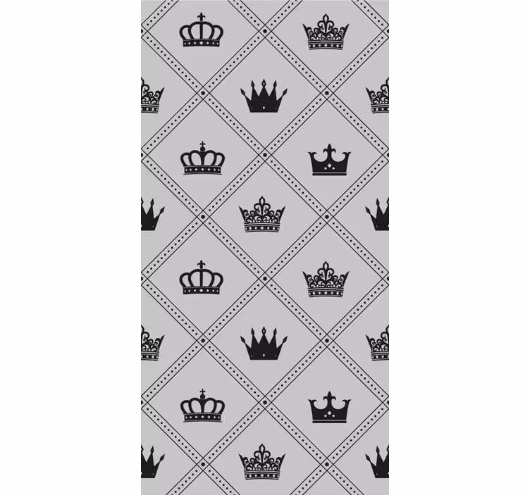 Papier peint vintage Couronnes et couronnes - TenStickers