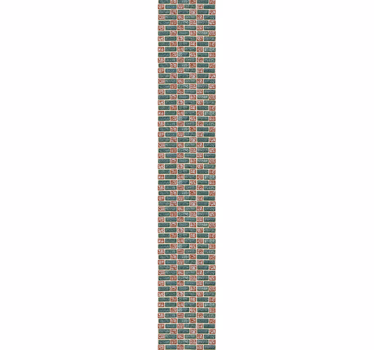 Papier peint brique Carreaux de brique simples - TenStickers