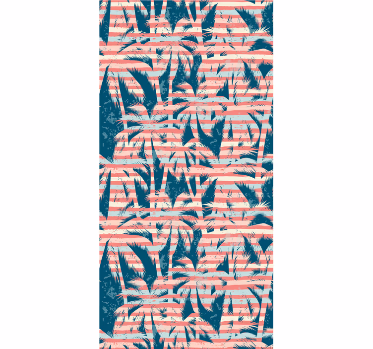 Papier peint nature motifs de palmiers - TenStickers