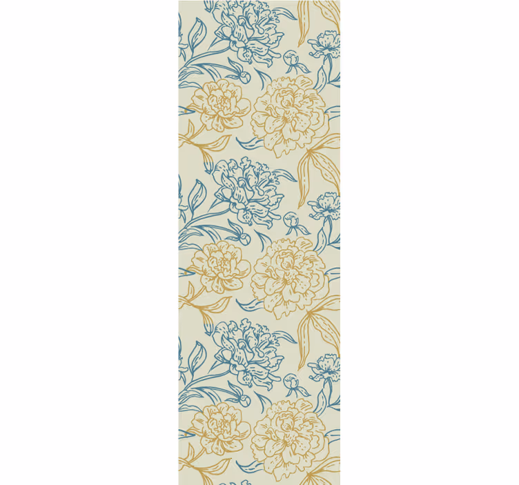 Papier peint floral inspiration florale - TenStickers