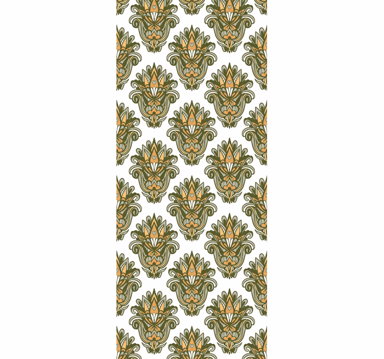 Papier peint fleurs structure florale élégante - TenStickers