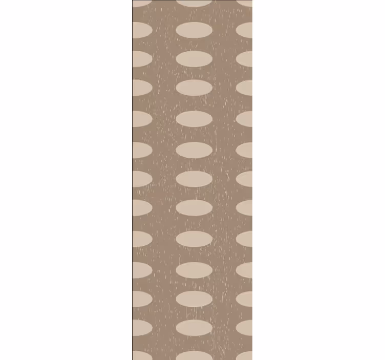 Papier peint cercles conception de motifs ovales - TenStickers