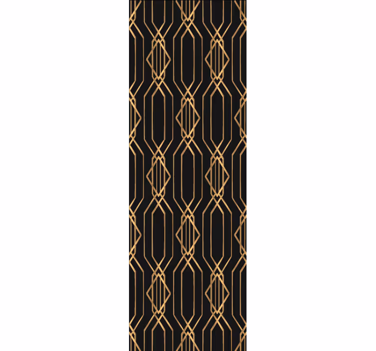 Papier peint géometrique motif doré élégant - TenStickers