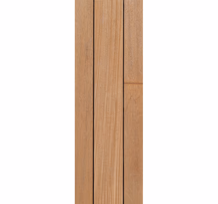 Papier peint bois planches simples marron - TenStickers