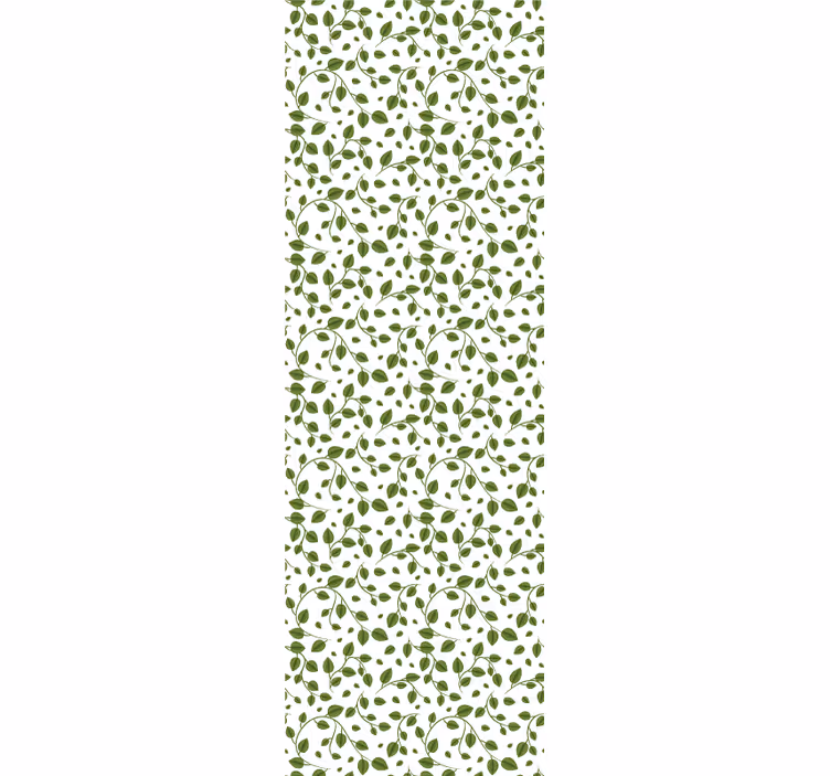 Papier peint feuilles motif de plantes grimpantes vertes - TenStickers