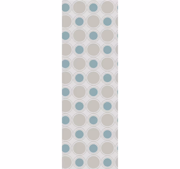 Papier peint cercles formes circulaires douces - TenStickers