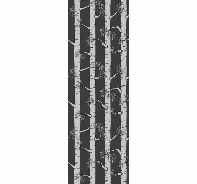 Papier peint arbre élégante forêt de bouleaux - TenStickers