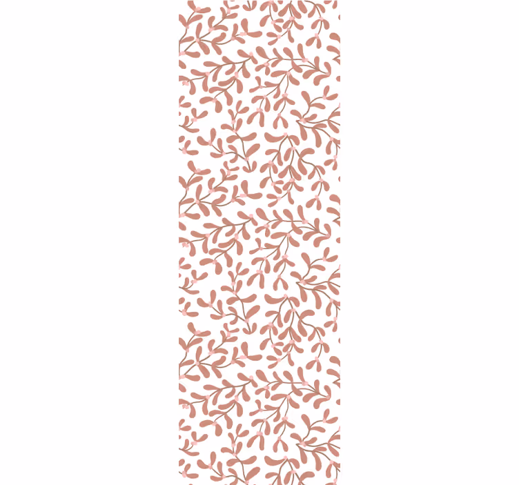 Papier peint feuilles branches fines délicates - TenStickers