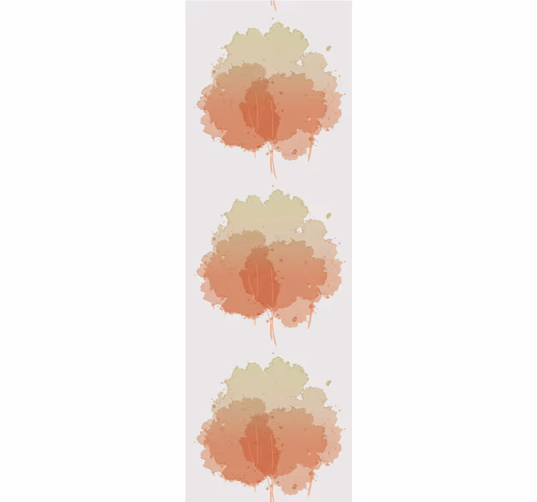 Papier peint arbre motif aquarelle doux - TenStickers