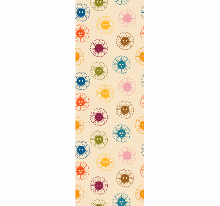 Papier peint enfant émotions smileys - TenStickers
