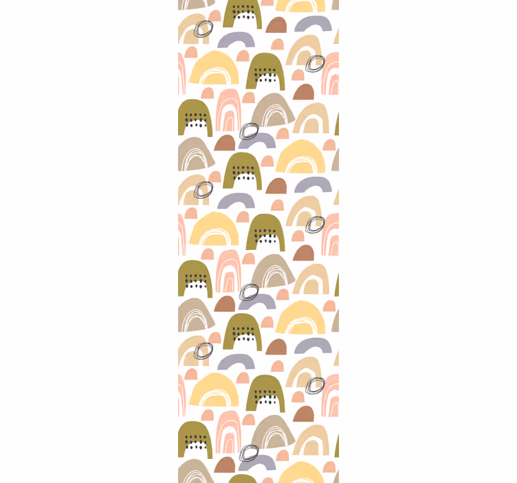 Papier peint chambre  arc-en-ciel nordique - TenStickers