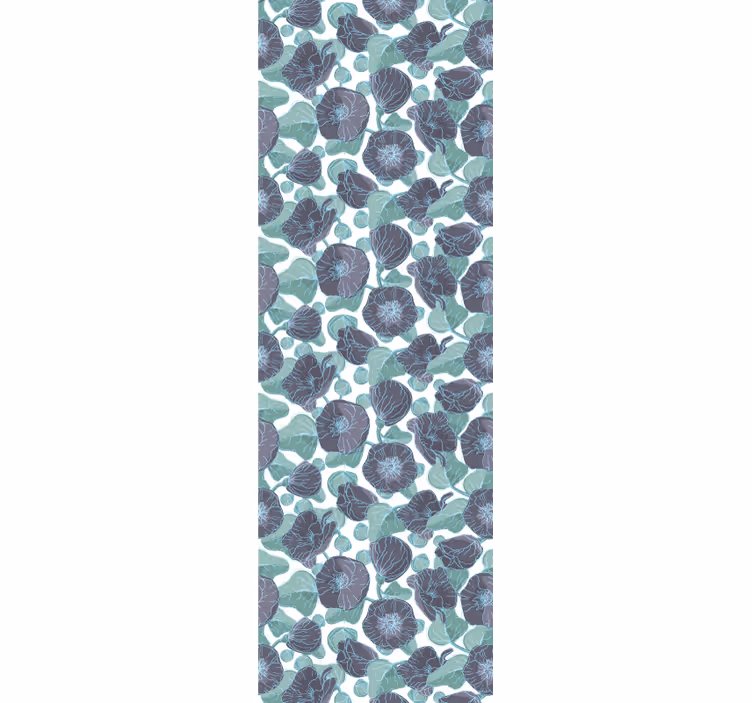 Papier peint floral Fleurs de mauve - TenStickers