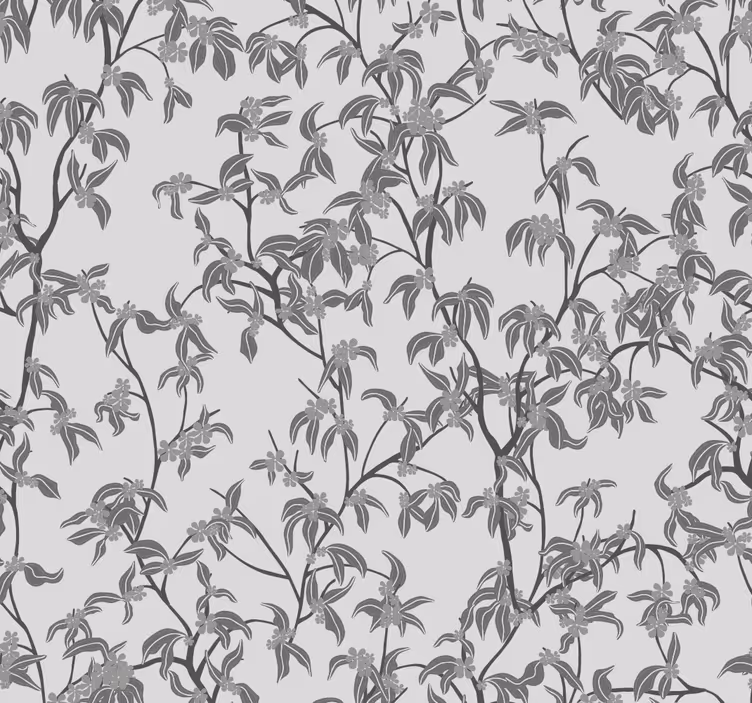 Papier peint pour tete de lit arbres minimalistes - TenStickers