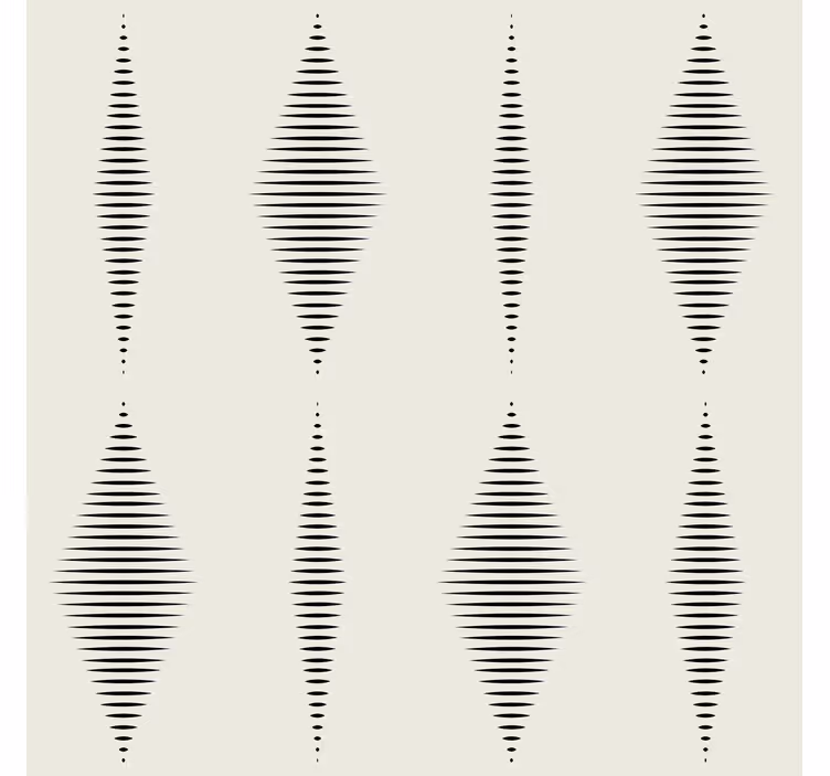 Papier peint géométrique rabaul ikat - TenStickers
