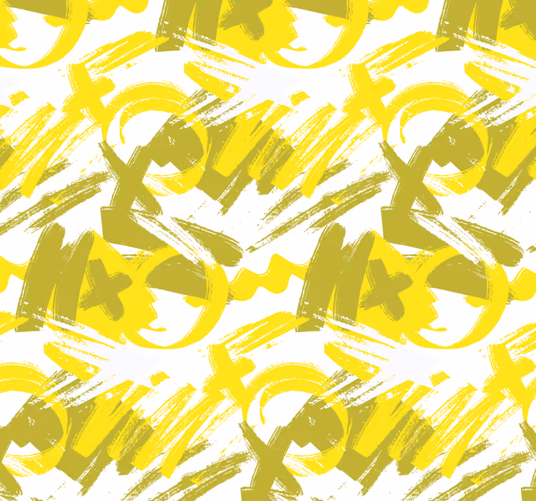 Papier peint abstrait feuillage non figuratif - TenStickers