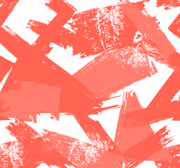 Papier peint géometrique motif angulaire abstrait - TenStickers
