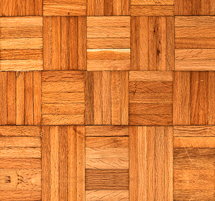 Papier peint bois motif de parquet - TenStickers