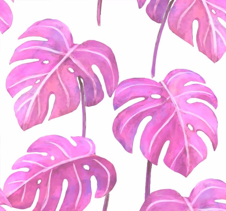 Papier peint feuilles monstera délicieuse - TenStickers