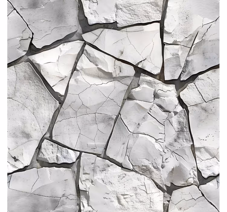 Papier peint imitation pierres conception grise - TenStickers