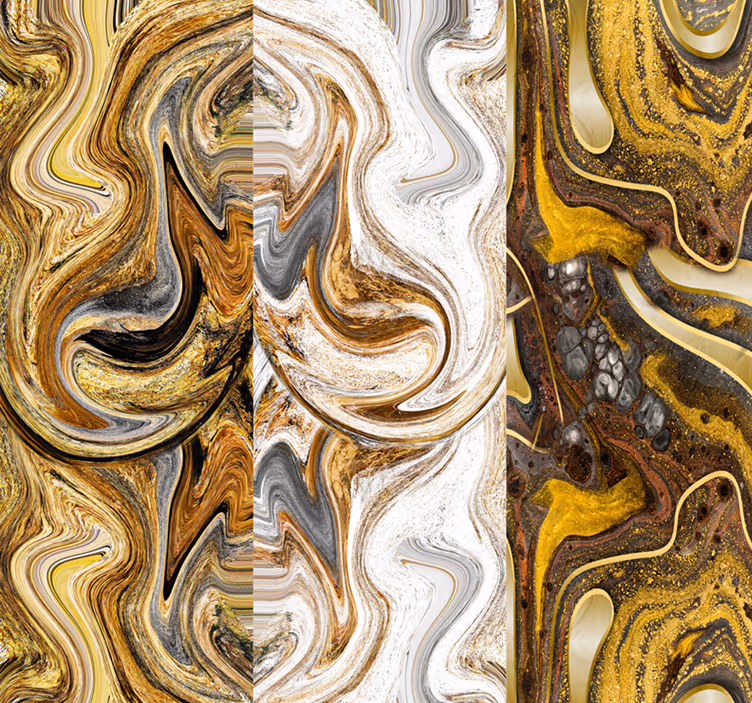 Papier peint design Effet de Peinture - TenStickers