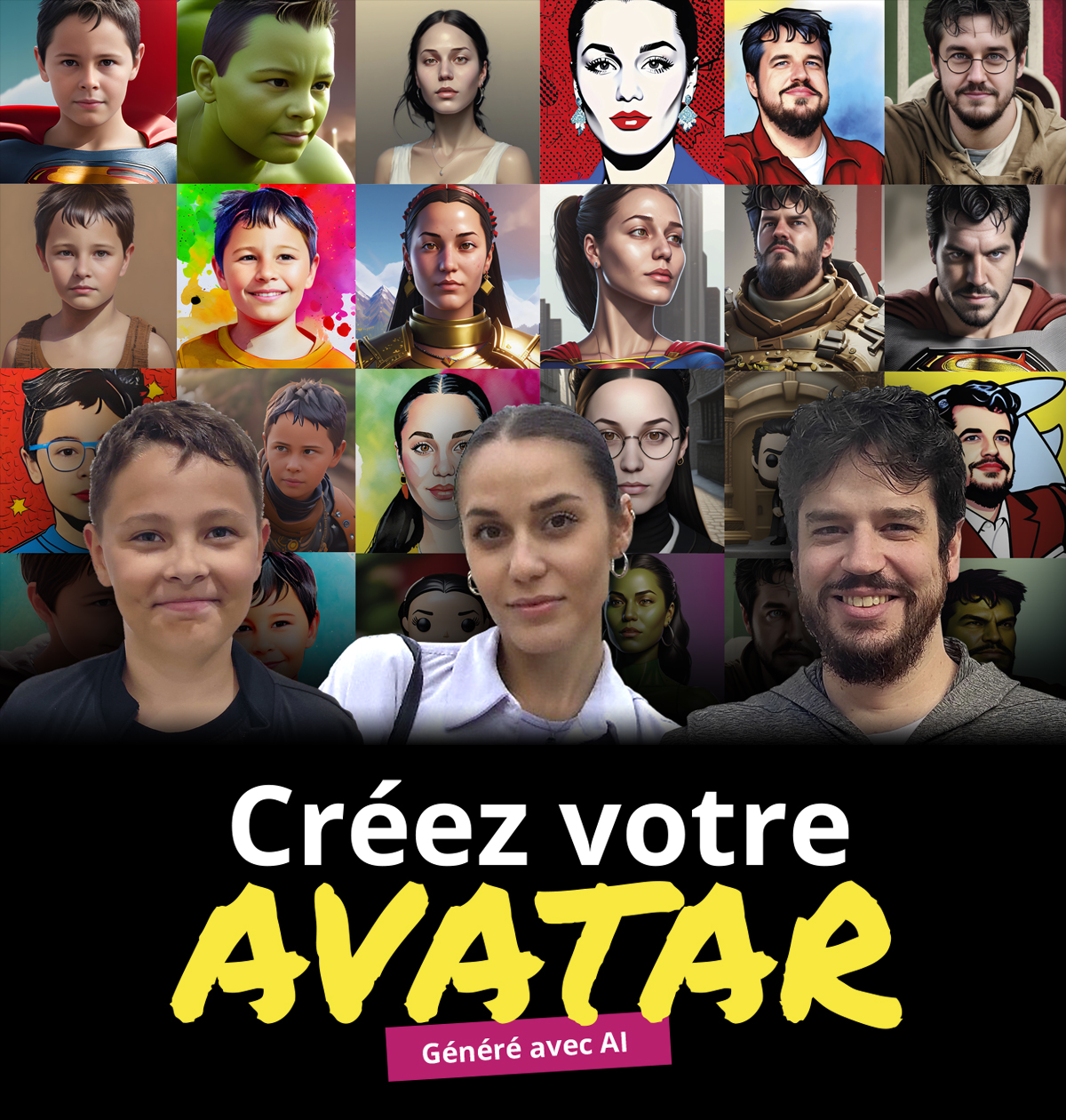 Créez votre avatar