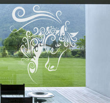 Adhésif mural motifs cheval