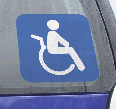 Adhésif signalisation personnes invalides